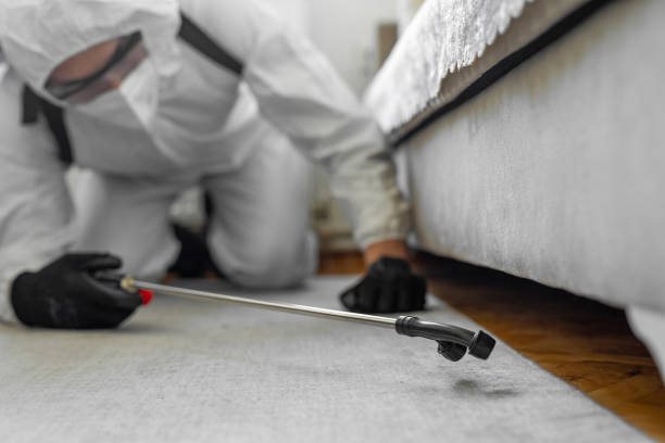 Professional Pest Control technician working in Mellette County County, SD